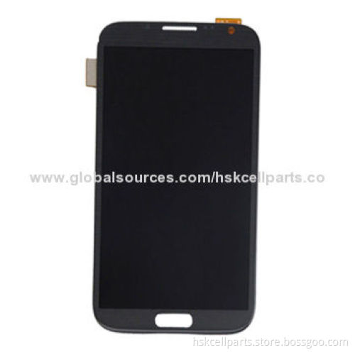 Mobile Phone LCD for Samsung Galaxy Note 2 N7100 LCD with Digitizer with Frame